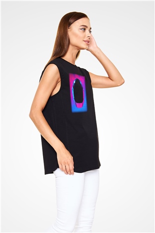 Daft Punk Siyah Unisex Kolsuz Tişört
