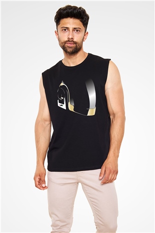 Daft Punk Siyah Unisex Kolsuz Tişört
