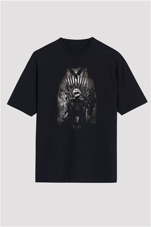 Daft Punk Siyah Unisex Oversize Tişört T-Shirt