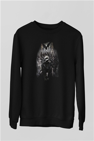 Daft Punk Siyah Unisex Sweatshirt