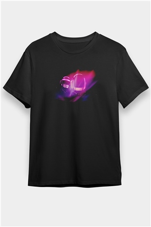 Daft Punk Siyah Unisex Tişört T-Shirt - TişörtFabrikası