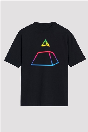 Daft Punk Siyah Oversize Tişört Oversize T-shirt - TişörtFabrikası