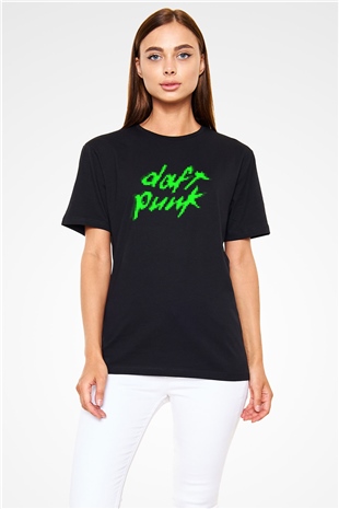 Daft Punk Siyah Unisex Tişört T-Shirt - TişörtFabrikası
