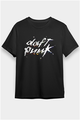 Daft Punk Siyah Unisex Tişört T-Shirt - TişörtFabrikası