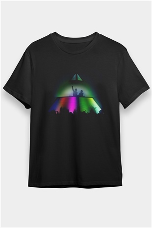 Daft Punk Siyah Unisex Tişört T-Shirt - TişörtFabrikası