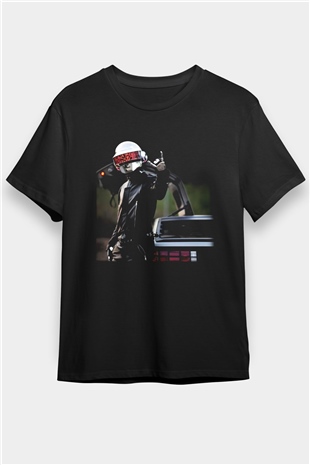 Daft Punk Siyah Unisex Tişört T-Shirt - TişörtFabrikası