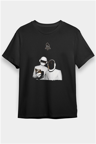Daft Punk Siyah Unisex Tişört T-Shirt - TişörtFabrikası