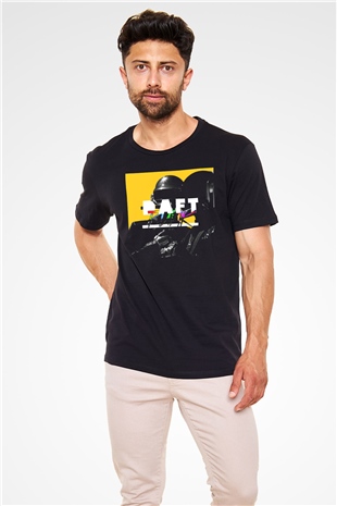 Daft Punk Siyah Unisex Tişört T-Shirt - TişörtFabrikası