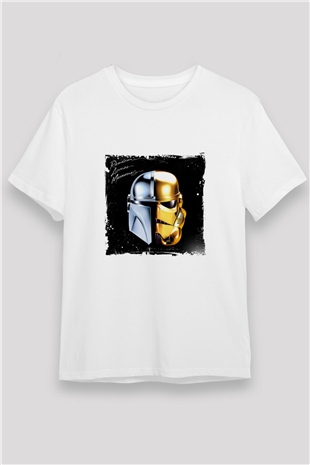 Daft PunkBaskılı Beyaz Tişört