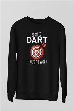 Dalgıçlık - Mountaineering Baskılı Unisex Siyah Sweatshirt