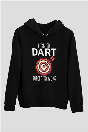Dalgıçlık - Mountaineering Baskılı Unisex Siyah Hoodie