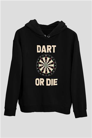 Dalgıçlık - Mountaineering Baskılı Unisex Siyah Hoodie