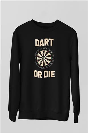 Dalgıçlık - Mountaineering Baskılı Unisex Siyah Sweatshirt
