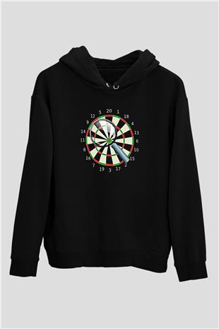 Dalgıçlık - Mountaineering Baskılı Unisex Siyah Hoodie
