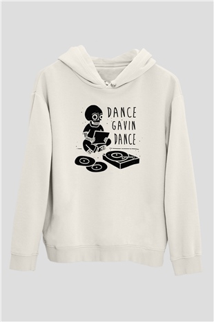 Dance Gavin Dance Beyaz Unisex Kapüşonlu Sweatshirt