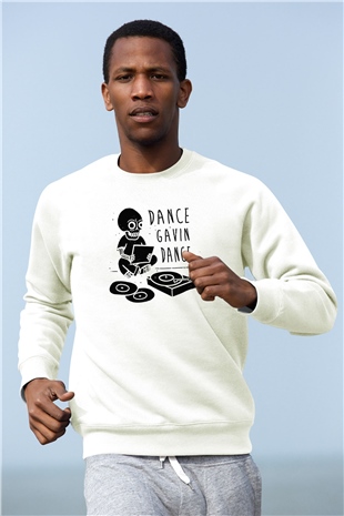 Dance Gavin Dance Beyaz Unisex Sweatshirt
