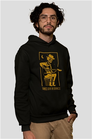 Dance Gavin Dance Siyah Unisex Kapüşonlu Sweatshirt