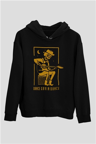 Dance Gavin Dance Siyah Unisex Kapüşonlu Sweatshirt