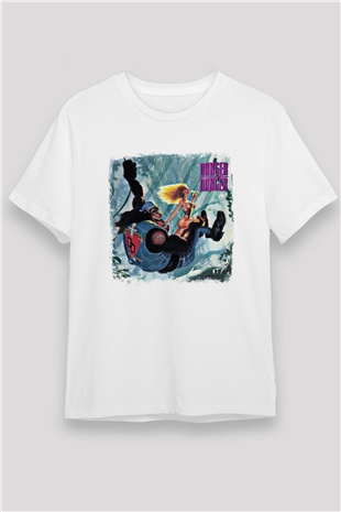 Danger Danger Baskılı Unisex Beyaz Tişört