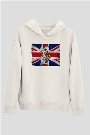 Danger Mouse Beyaz Unisex Hoodie