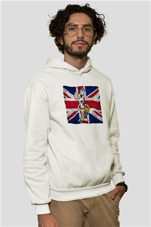 Danger Mouse Beyaz Unisex Hoodie