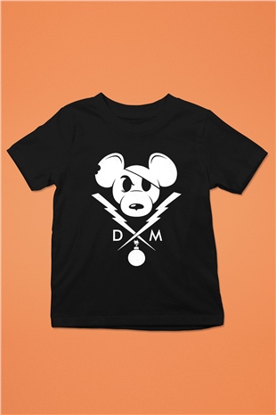 Danger Mouse Siyah Unisex  Çocuk Tişört