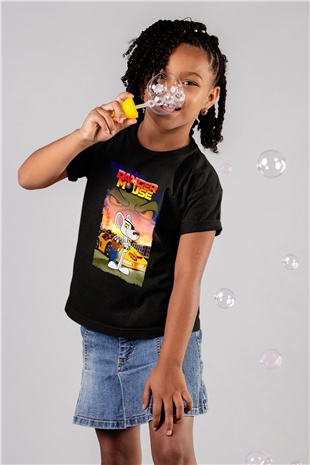 Danger Mouse Siyah Unisex  Çocuk Tişört