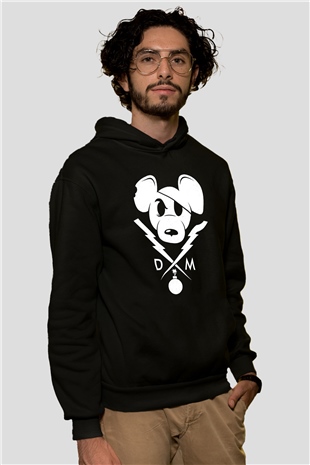 Danger Mouse Siyah Unisex Hoodie