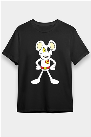 Danger Mouse Siyah Unisex Tişört