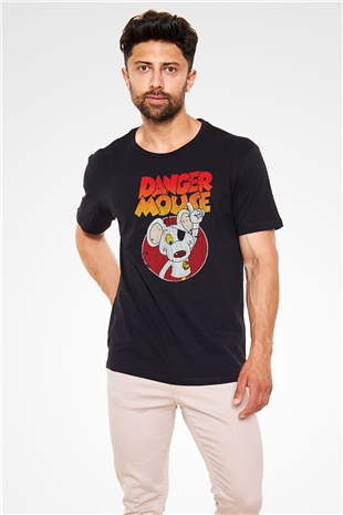 Danger Mouse Siyah Unisex Tişört
