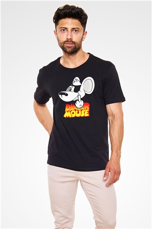 Danger Mouse Siyah Unisex Tişört
