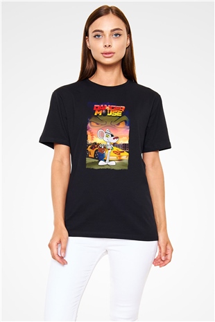 Danger Mouse Siyah Unisex Tişört