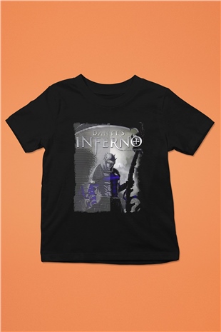 Dantes Inferno Siyah Unisex Çocuk Tişört