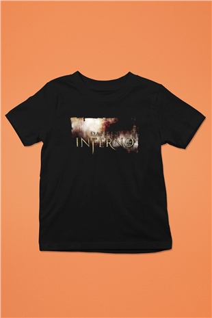 Dantes Inferno Siyah Unisex Çocuk Tişört