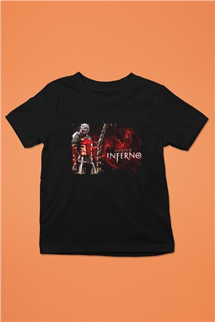 Dantes Inferno Siyah Unisex Çocuk Tişört