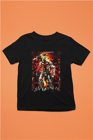 Dantes Inferno Siyah Unisex Çocuk Tişört