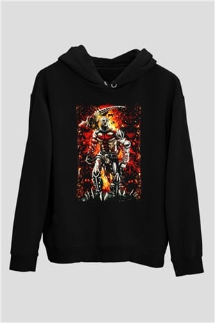 Dantes Inferno Siyah Unisex Hoodie