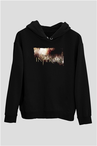 Dantes Inferno Siyah Unisex Hoodie