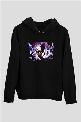 Dantes Inferno Siyah Unisex Hoodie