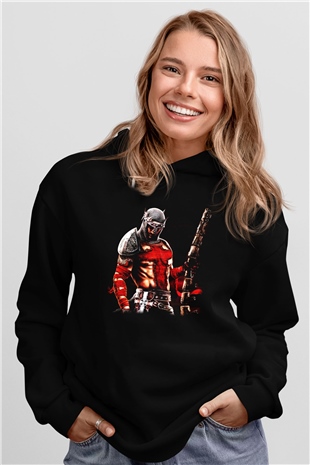 Dantes Inferno Siyah Unisex Hoodie