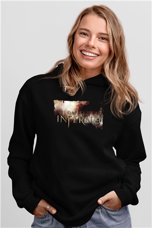 Dantes Inferno Siyah Unisex Hoodie