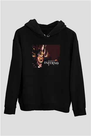 Dantes Inferno Siyah Unisex Hoodie
