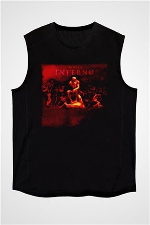 Dantes Inferno Siyah Unisex Kolsuz Tişört