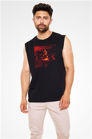 Dantes Inferno Siyah Unisex Kolsuz Tişört