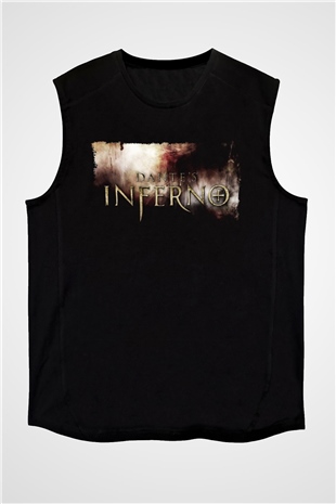 Dantes Inferno Siyah Unisex Kolsuz Tişört