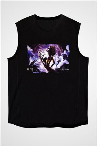 Dantes Inferno Siyah Unisex Kolsuz Tişört