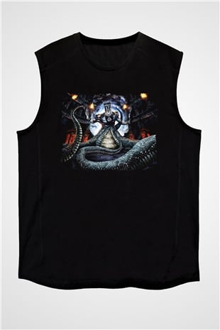 Dantes Inferno Siyah Unisex Kolsuz Tişört