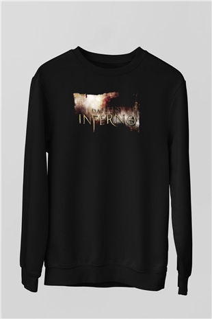 Dantes Inferno Siyah Unisex Sweatshirt
