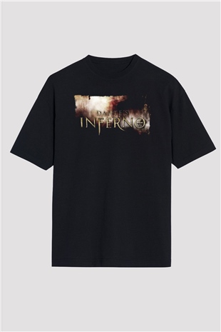 Dantes Inferno Siyah Oversize Tişört Oversize T-shirt