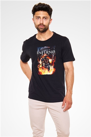 Dantes Inferno Siyah Unisex Tişört T-Shirt